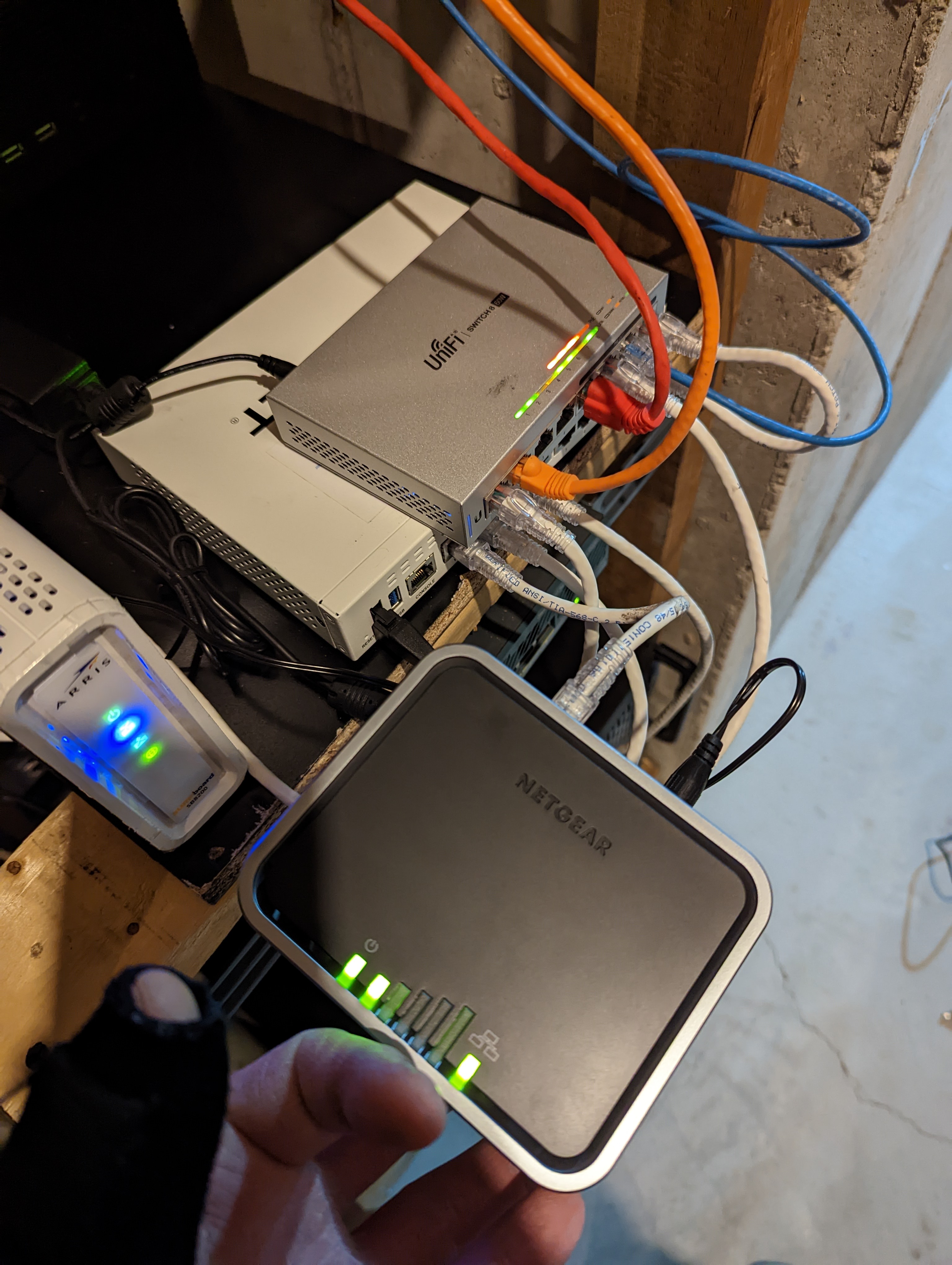 Cellular backup setup 1